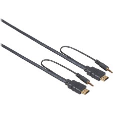 Kramer C-MHMA/MHMA-6  Cable HDMI de alta velocidad con Ethernet y audio estéreo de 3.5 mm de 1.80m